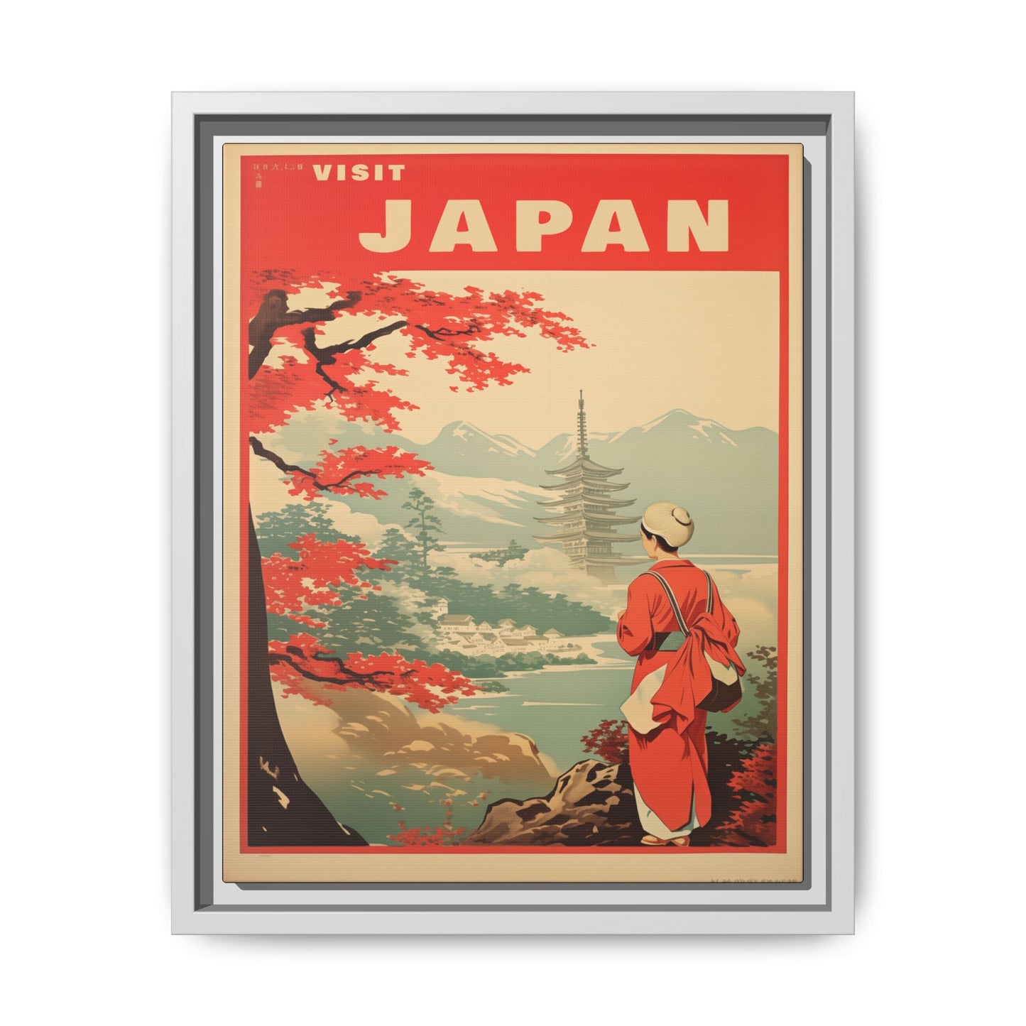 Visit Japan Vintage Poster | Museum-Quality Fine Art Print