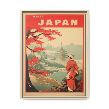 Visit Japan Vintage Poster | Museum-Quality Fine Art Print
