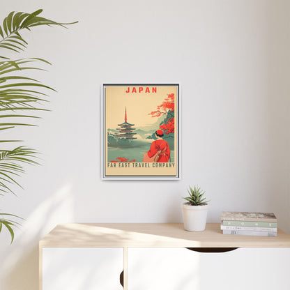Japan Far East Travel Company Vintage Poster | Museum-Quality Fine Art Print