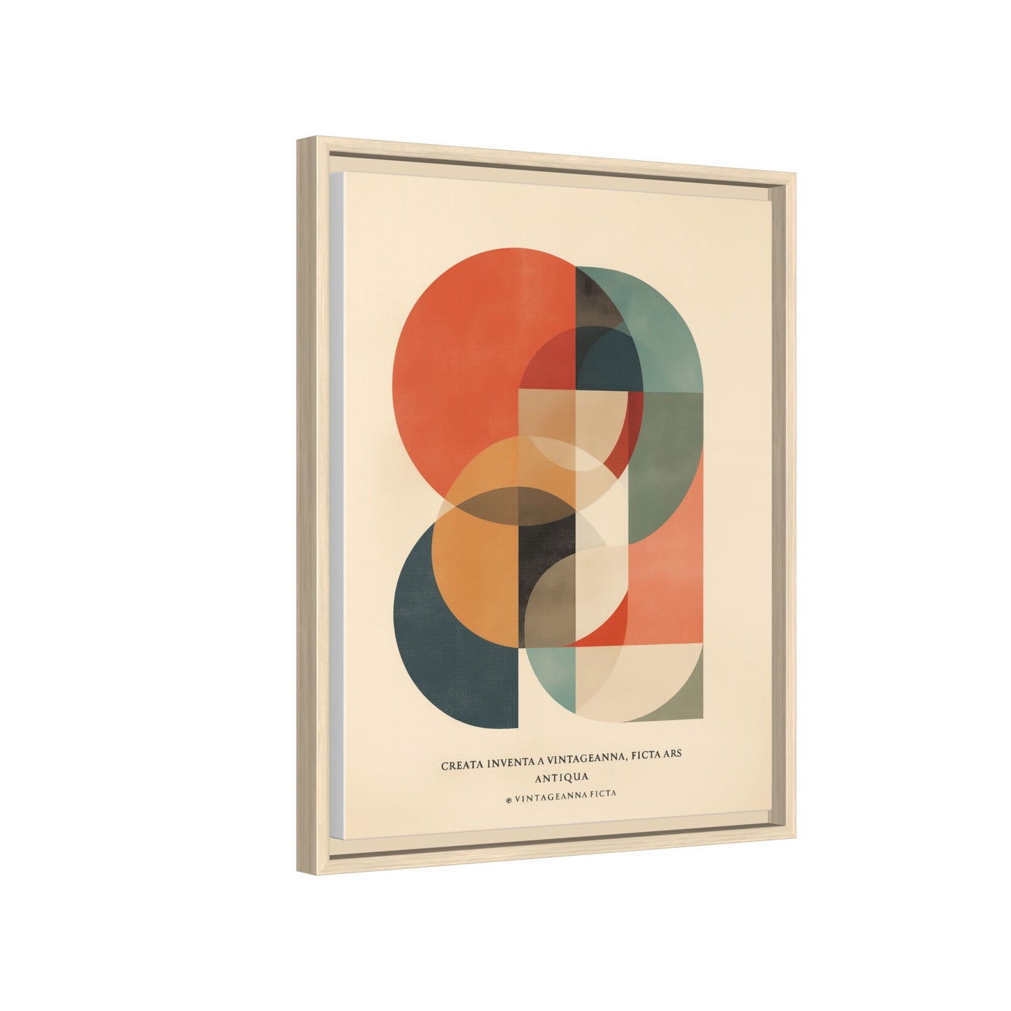 Abstract Geometric Art Print Vintage Poster | Museum-Quality Fine Art Print