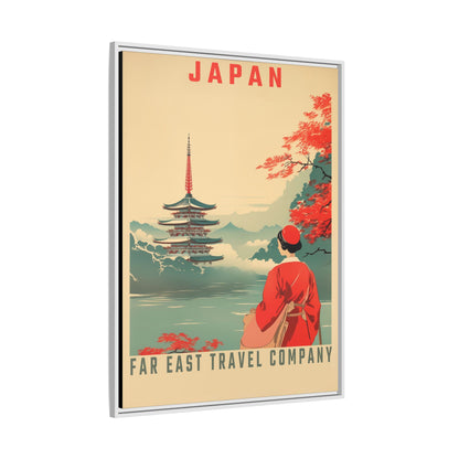 Japan Far East Travel Company Vintage Poster | Museum-Quality Fine Art Print