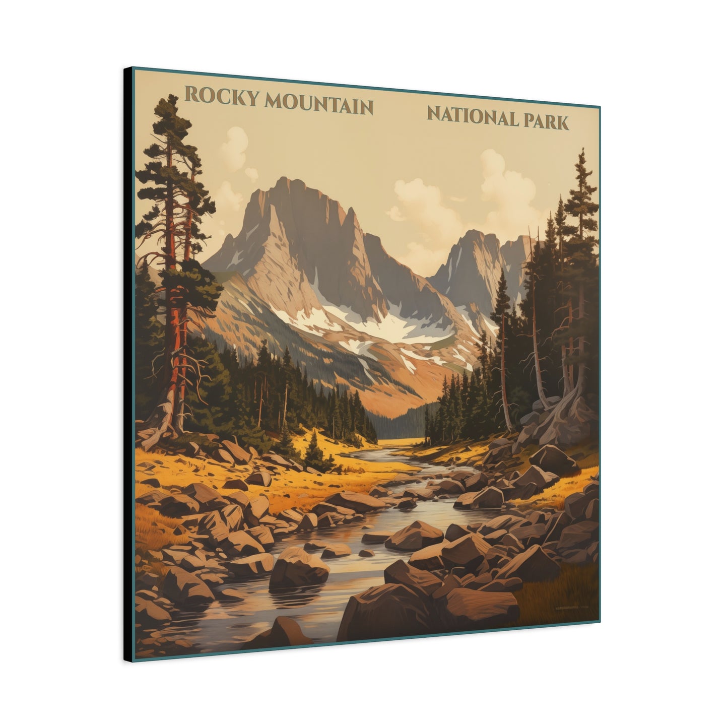 "Rocky Mountain National Park Stretched Matte Canvas" Matte Canvas, Stretched, 1.25"