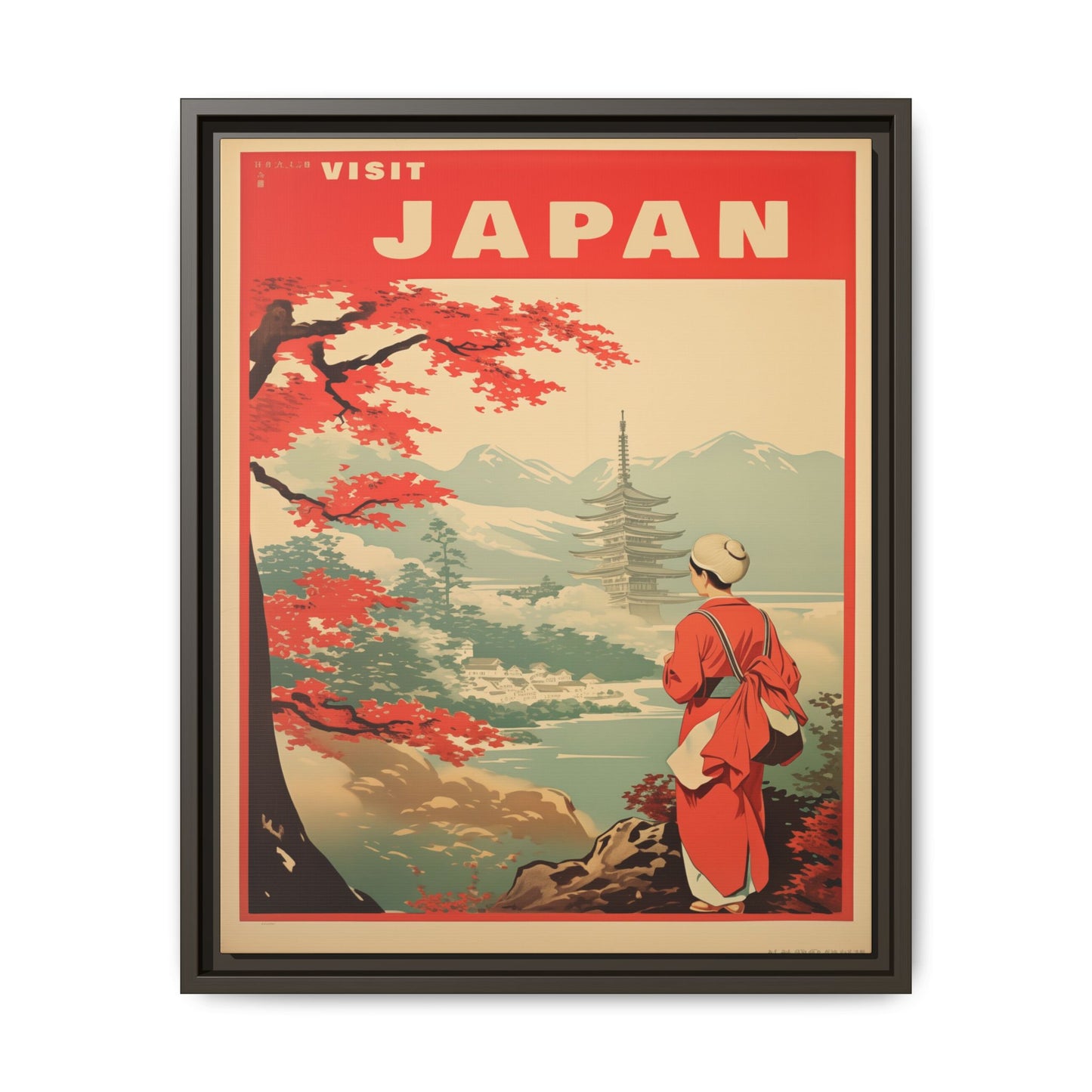 Visit Japan Vintage Poster | Museum-Quality Fine Art Print
