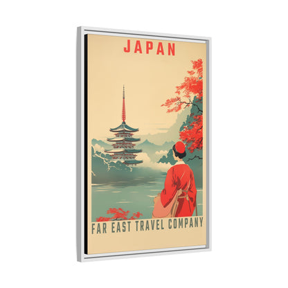 Japan Far East Travel Company Vintage Poster | Museum-Quality Fine Art Print