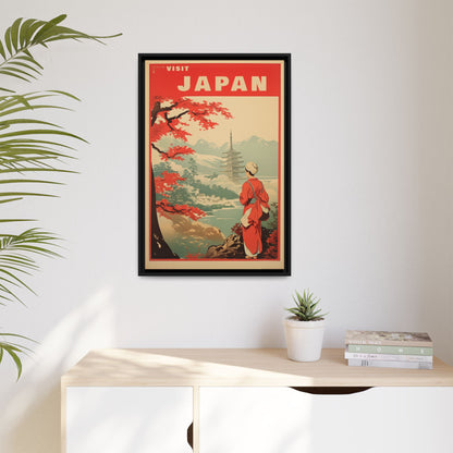 Visit Japan Vintage Poster | Museum-Quality Fine Art Print