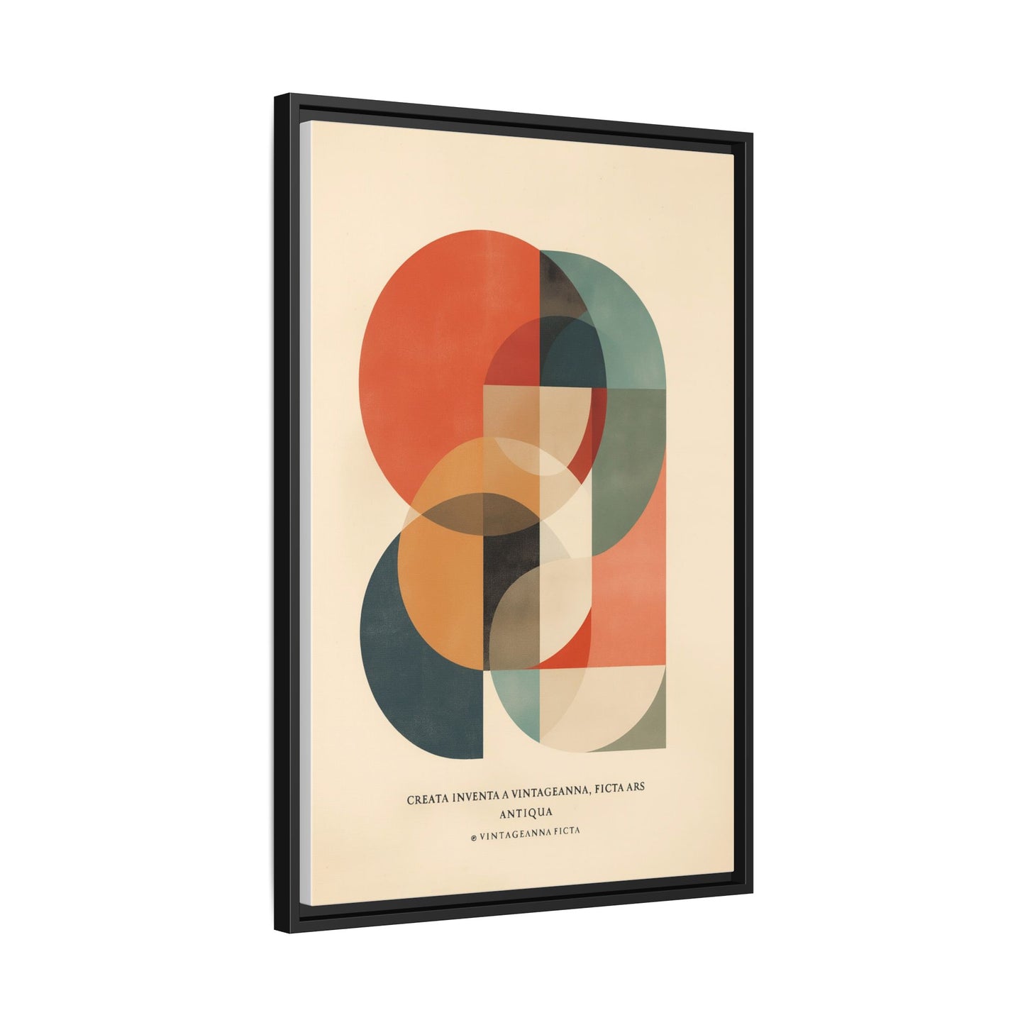 Abstract Geometric Art Print Vintage Poster | Museum-Quality Fine Art Print