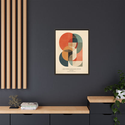 Abstract Geometric Art Print Vintage Poster | Museum-Quality Fine Art Print