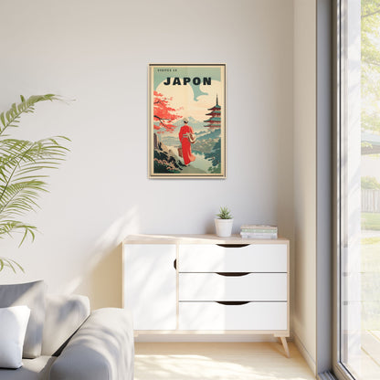 Vintage Japan Travel Poster | Museum-Quality Fine Art Print