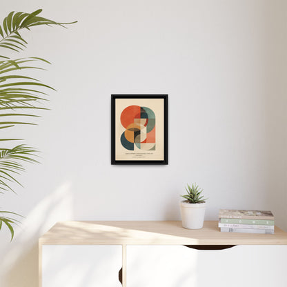 Abstract Geometric Art Print Vintage Poster | Museum-Quality Fine Art Print