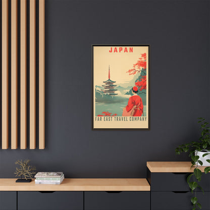 Japan Far East Travel Company Vintage Poster | Museum-Quality Fine Art Print