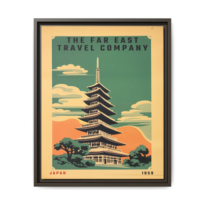 Japan Pagoda Vintage Poster | Museum-Quality Fine Art Print