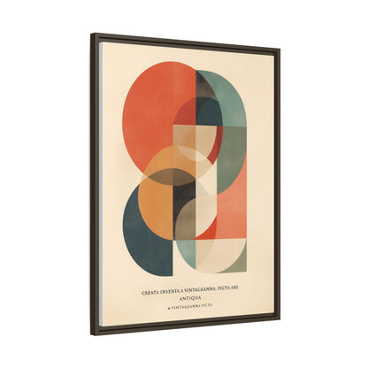 Abstract Geometric Art Print Vintage Poster | Museum-Quality Fine Art Print