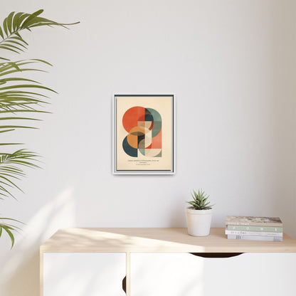 Abstract Geometric Art Print Vintage Poster | Museum-Quality Fine Art Print
