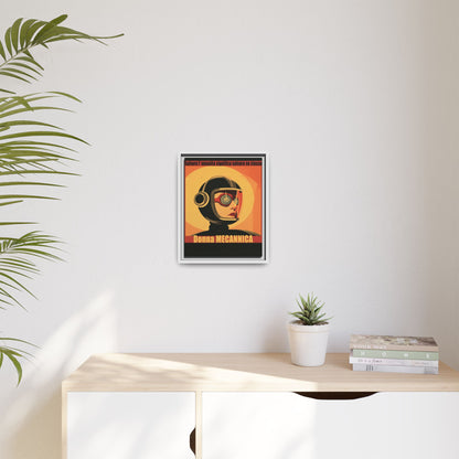 Donna Meccanica Retro Sci-Fi Vintage Poster | Museum-Quality Fine Art Print