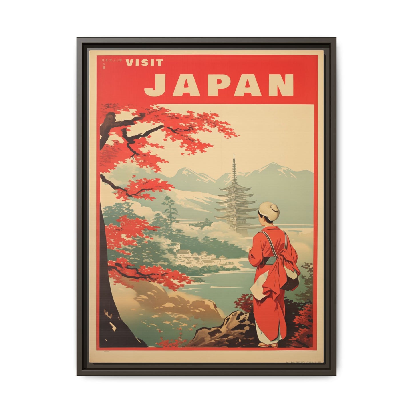 Visit Japan Vintage Poster | Museum-Quality Fine Art Print