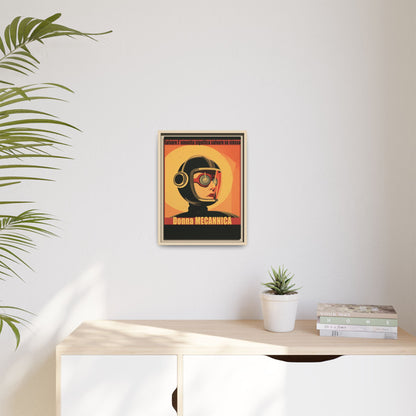 Donna Meccanica Retro Sci-Fi Vintage Poster | Museum-Quality Fine Art Print