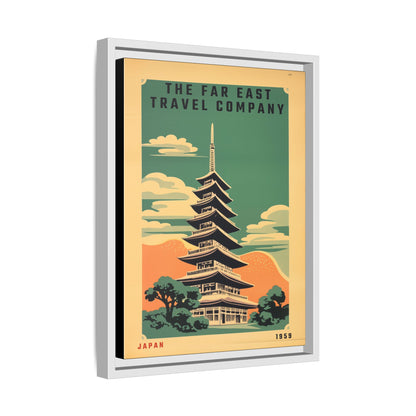 Japan Pagoda Vintage Poster | Museum-Quality Fine Art Print