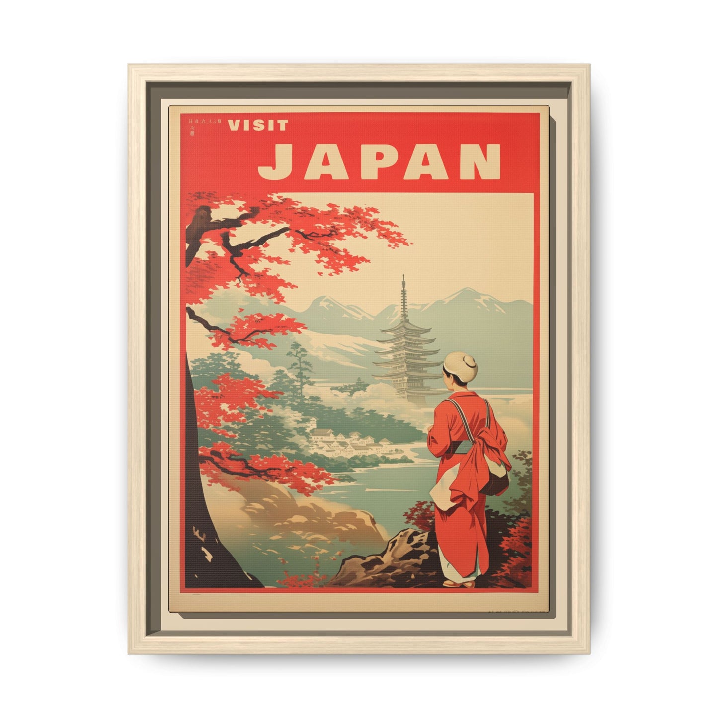 Visit Japan Vintage Poster | Museum-Quality Fine Art Print