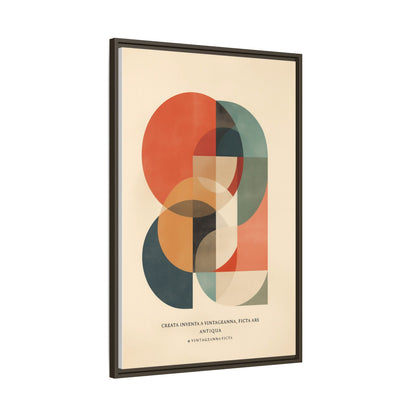 Abstract Geometric Art Print Vintage Poster | Museum-Quality Fine Art Print