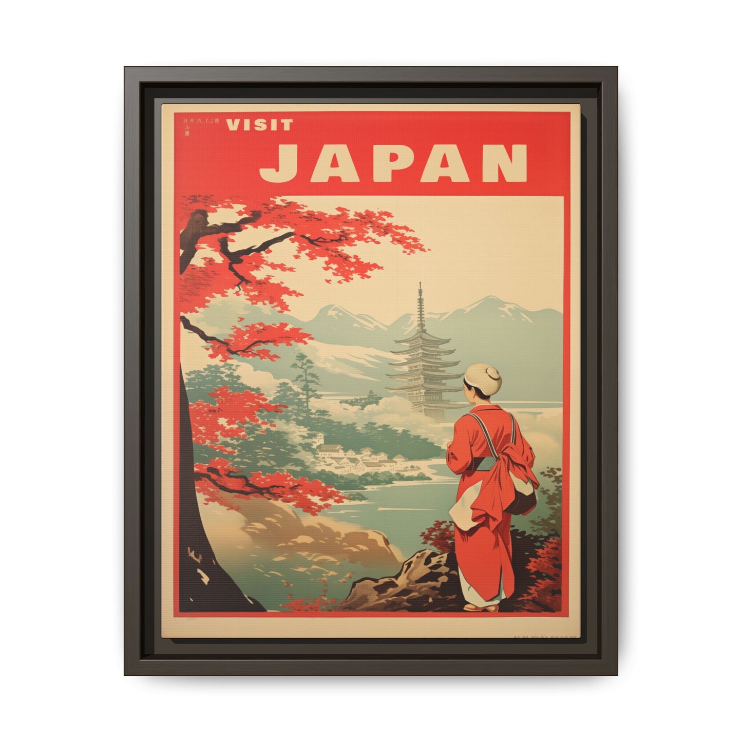 Visit Japan Vintage Poster | Museum-Quality Fine Art Print