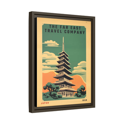 Japan Pagoda Vintage Poster | Museum-Quality Fine Art Print