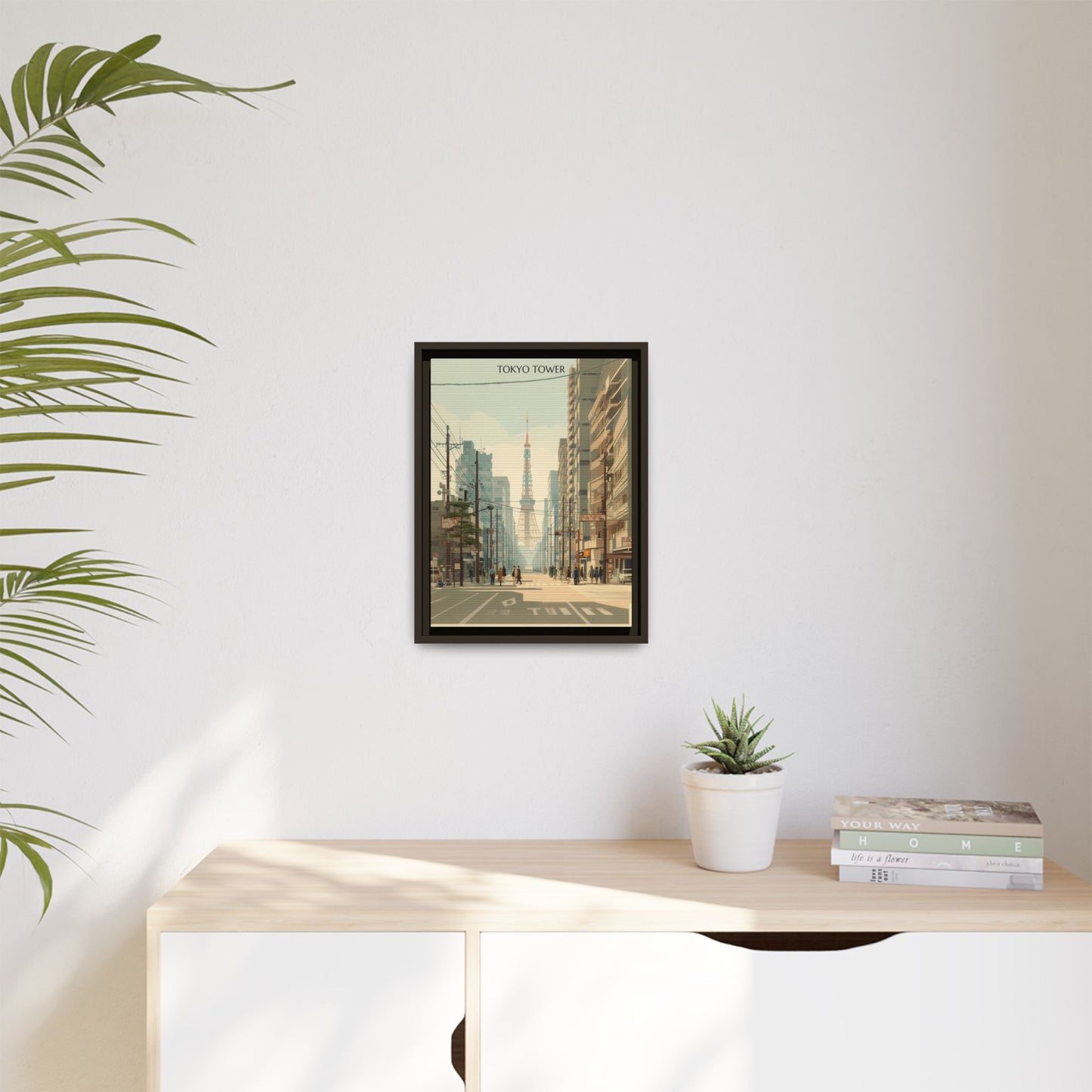 Tokyo Tower Vintage Travel Poster | Museum-Quality Fine Art Print
