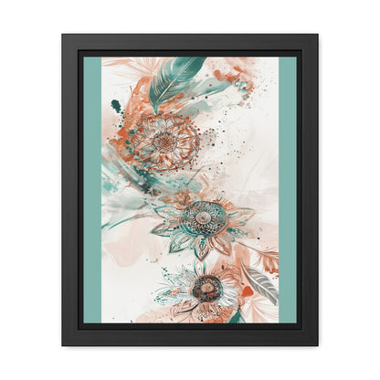 Floral Wall Art Print — Boho Framed Poster, Botanical Home Decor, Vintage-Inspired Gift for Her | Vintageanna