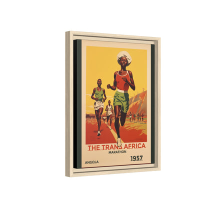 Trans-Africa Marathon 1957 Vintage Poster | Fine Art Print