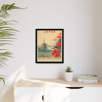 Japan Far East Travel Company Vintage Poster | Museum-Quality Fine Art Print