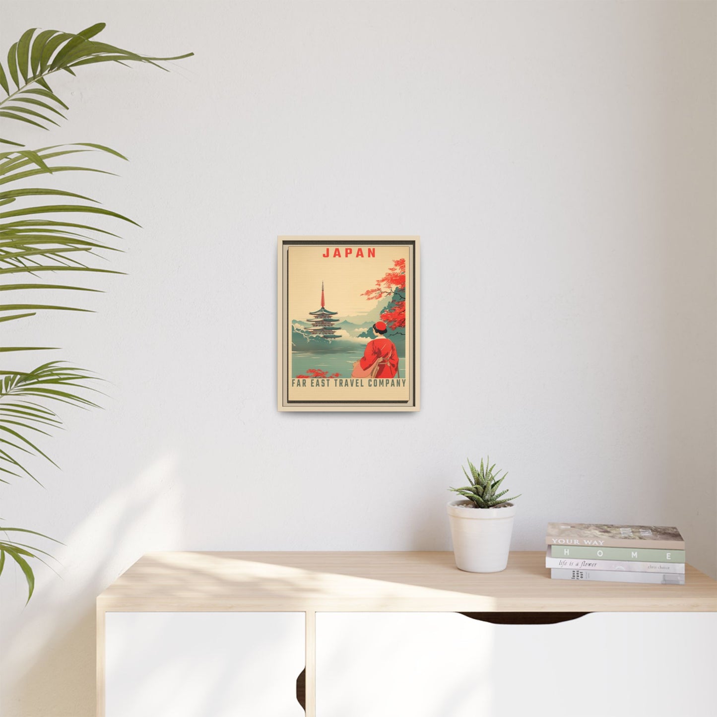 Japan Far East Travel Company Vintage Poster | Museum-Quality Fine Art Print