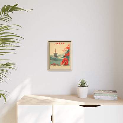 Japan Far East Travel Company Vintage Poster | Museum-Quality Fine Art Print