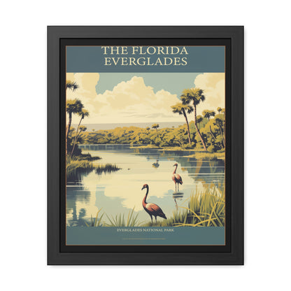 "The Florida Everglades - Vintage National Park Framed Poster"