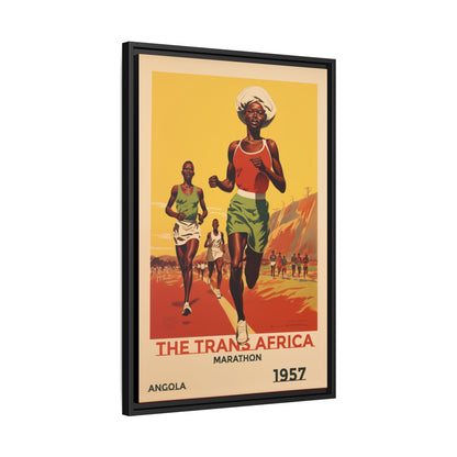 Trans-Africa Marathon 1957 Vintage Poster | Fine Art Print