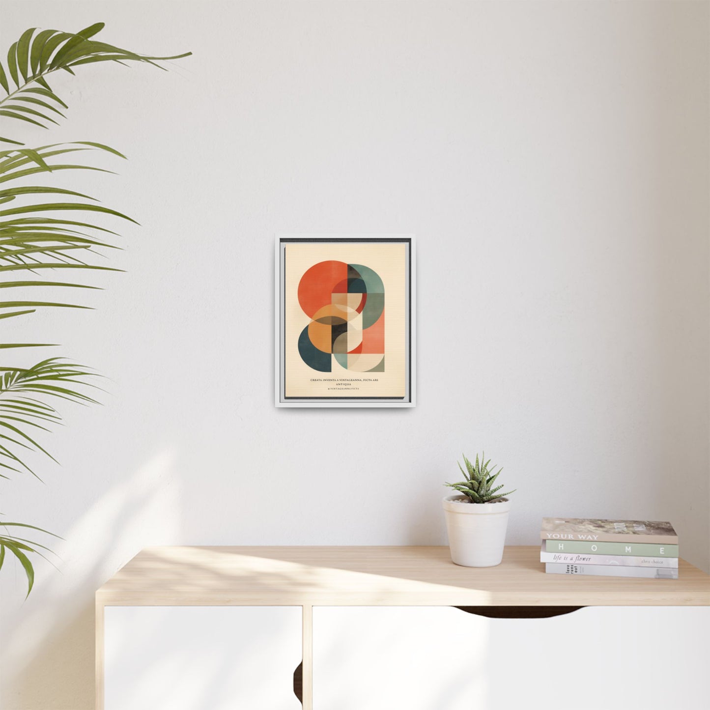 Abstract Geometric Art Print Vintage Poster | Museum-Quality Fine Art Print
