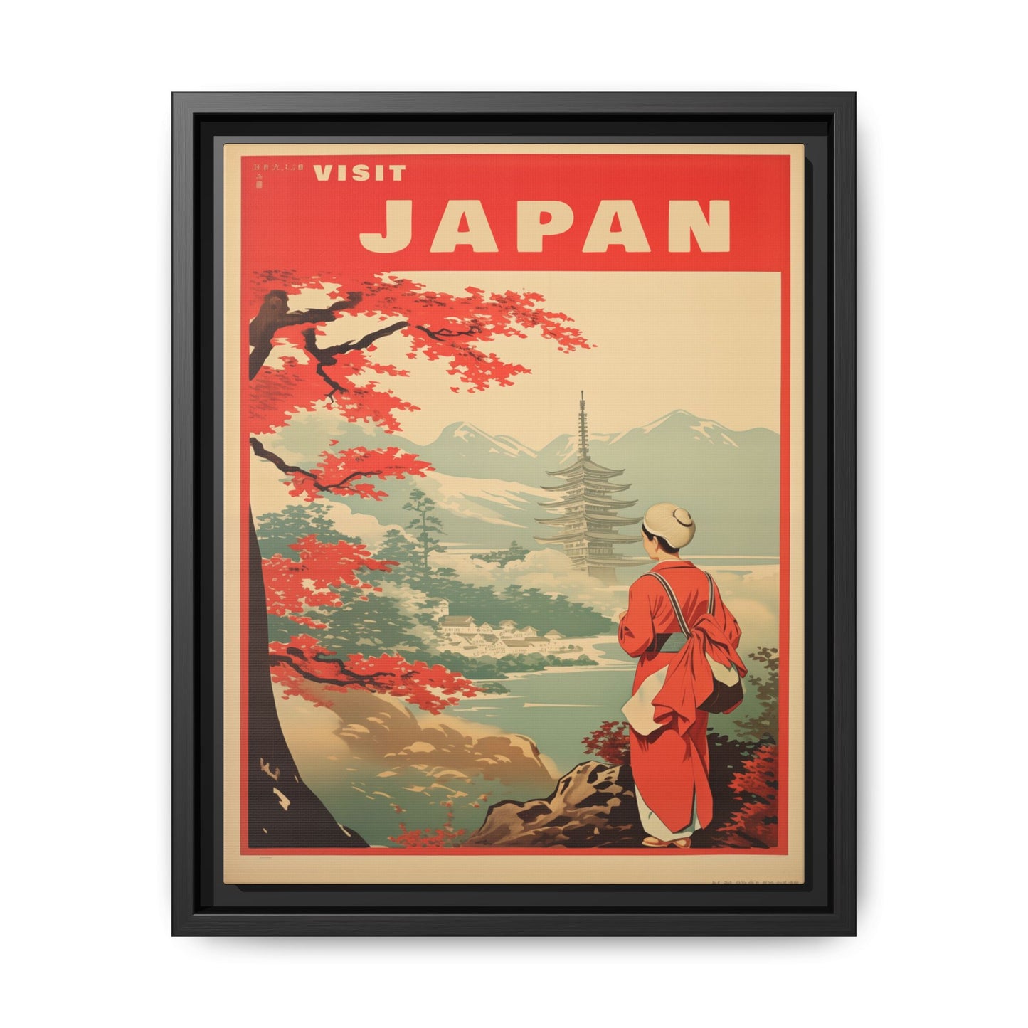 Visit Japan Vintage Poster | Museum-Quality Fine Art Print