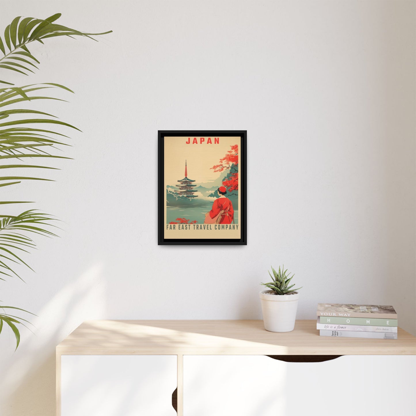 Japan Far East Travel Company Vintage Poster | Museum-Quality Fine Art Print