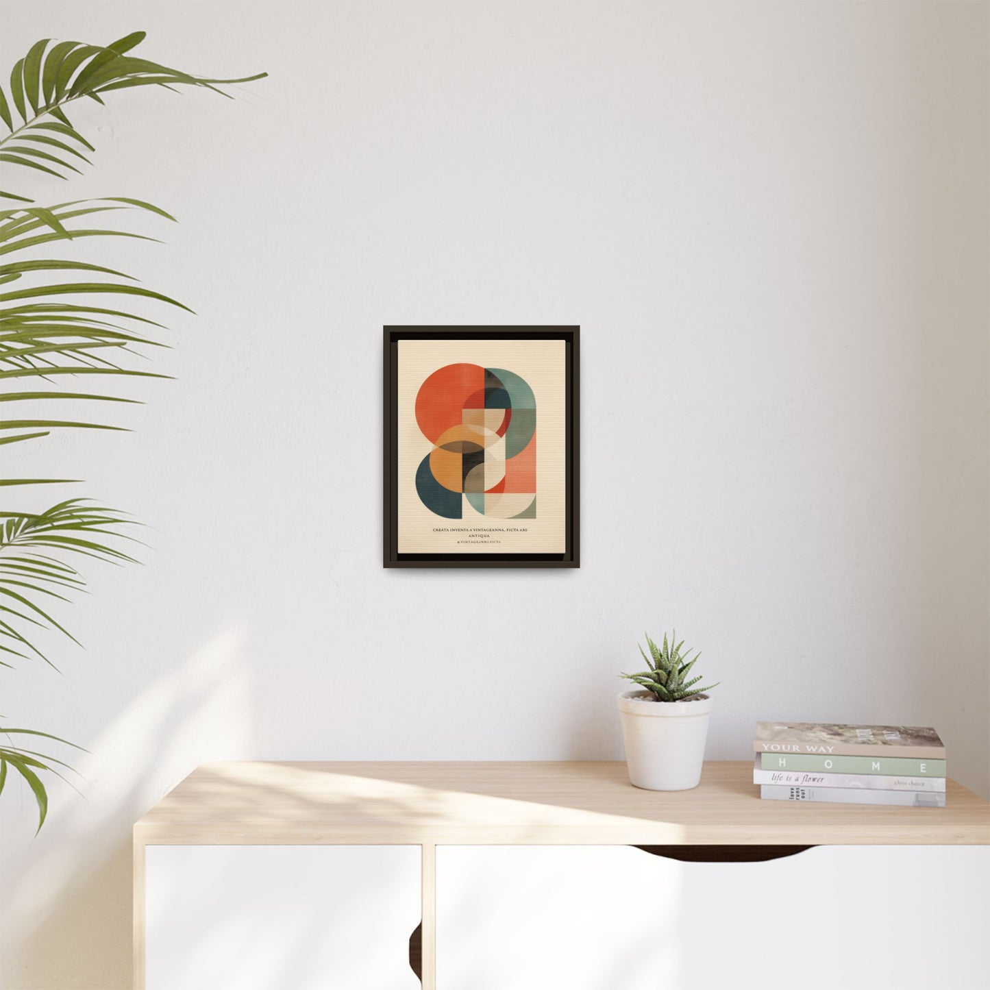 Abstract Geometric Art Print Vintage Poster | Museum-Quality Fine Art Print