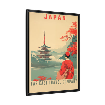 Japan Far East Travel Company Vintage Poster | Museum-Quality Fine Art Print