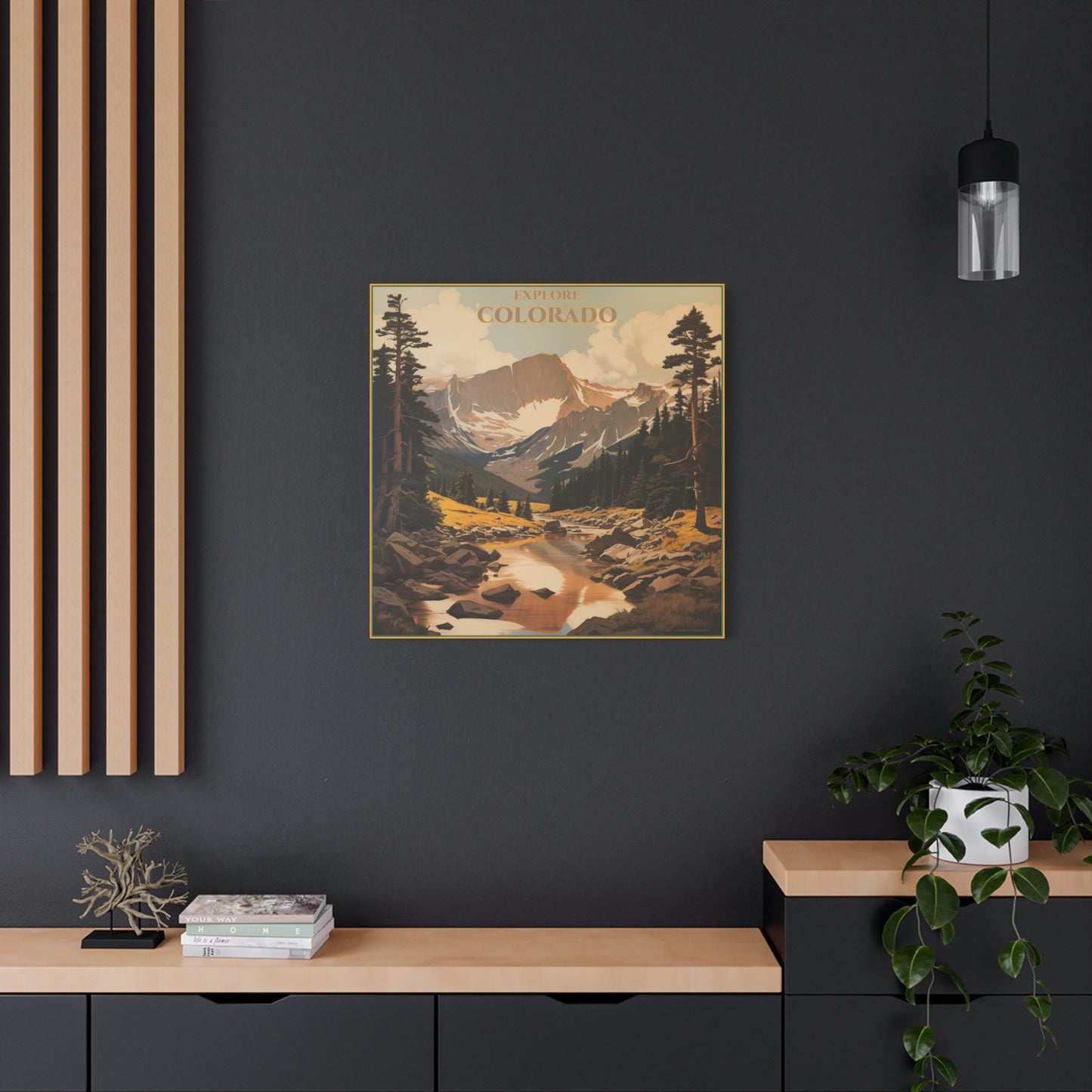 "Explore Colorado Canvas - Stretched Matte Wall Art" Matte Canvas, Stretched, 1.25"