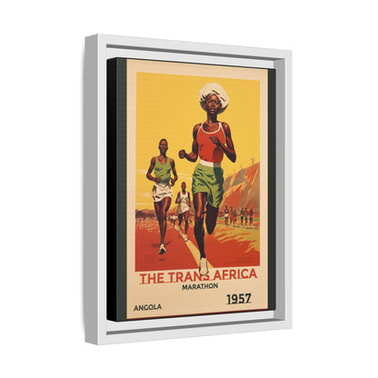 Trans-Africa Marathon 1957 Vintage Poster | Fine Art Print