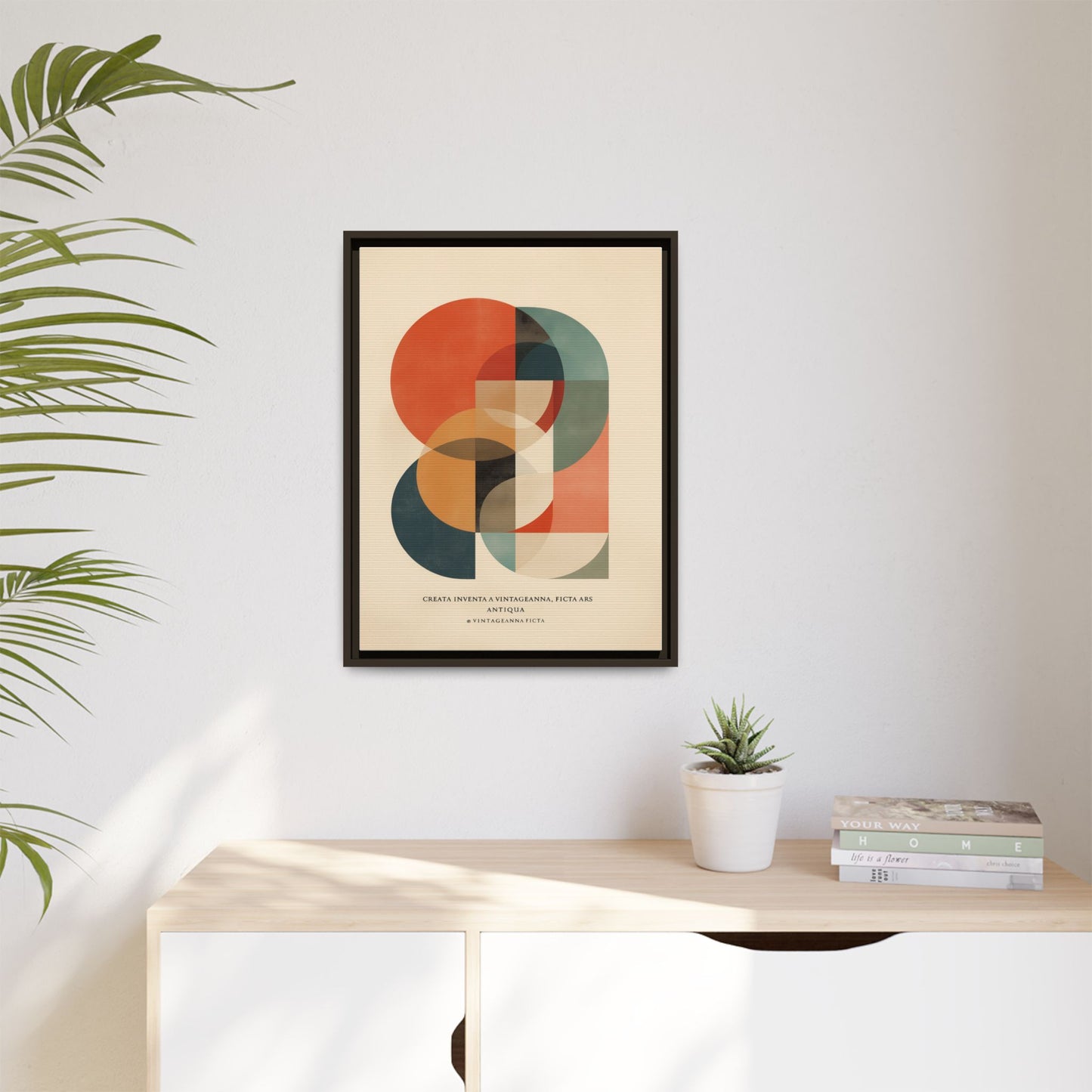 Abstract Geometric Art Print Vintage Poster | Museum-Quality Fine Art Print