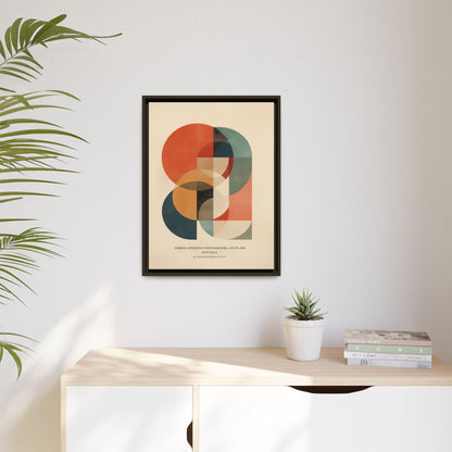 Abstract Geometric Art Print Vintage Poster | Museum-Quality Fine Art Print
