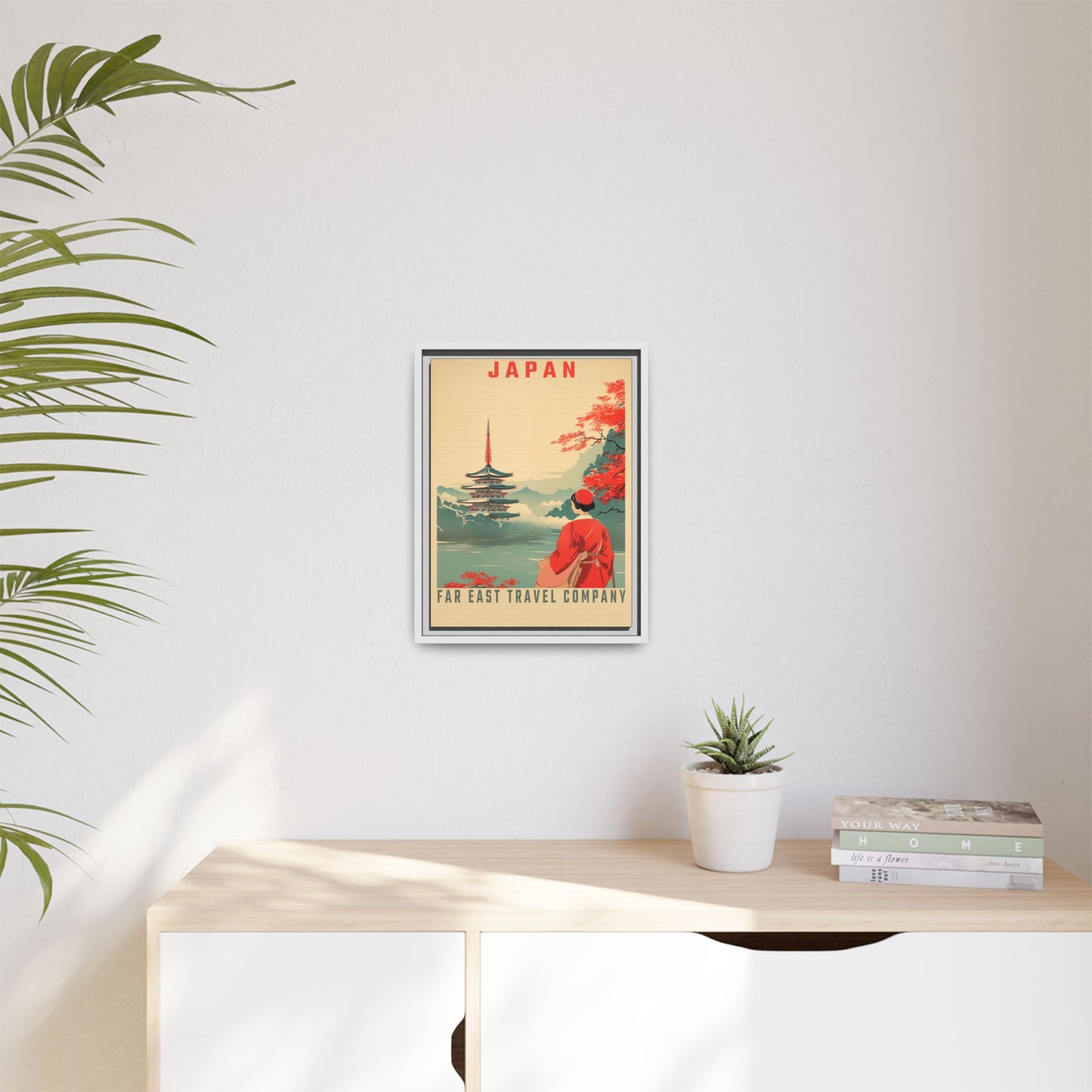 Japan Far East Travel Company Vintage Poster | Museum-Quality Fine Art Print