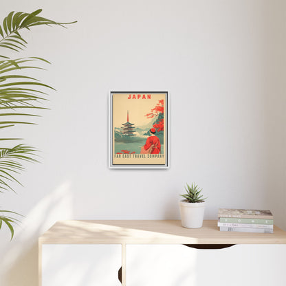 Japan Far East Travel Company Vintage Poster | Museum-Quality Fine Art Print