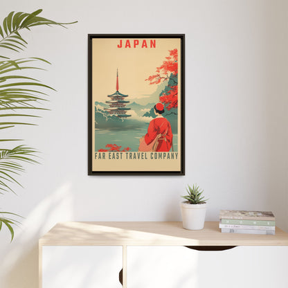 Japan Far East Travel Company Vintage Poster | Museum-Quality Fine Art Print