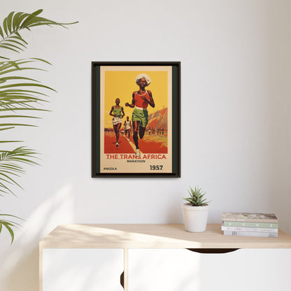Trans-Africa Marathon 1957 Vintage Poster | Fine Art Print