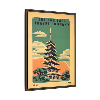 Japan Pagoda Vintage Poster | Museum-Quality Fine Art Print