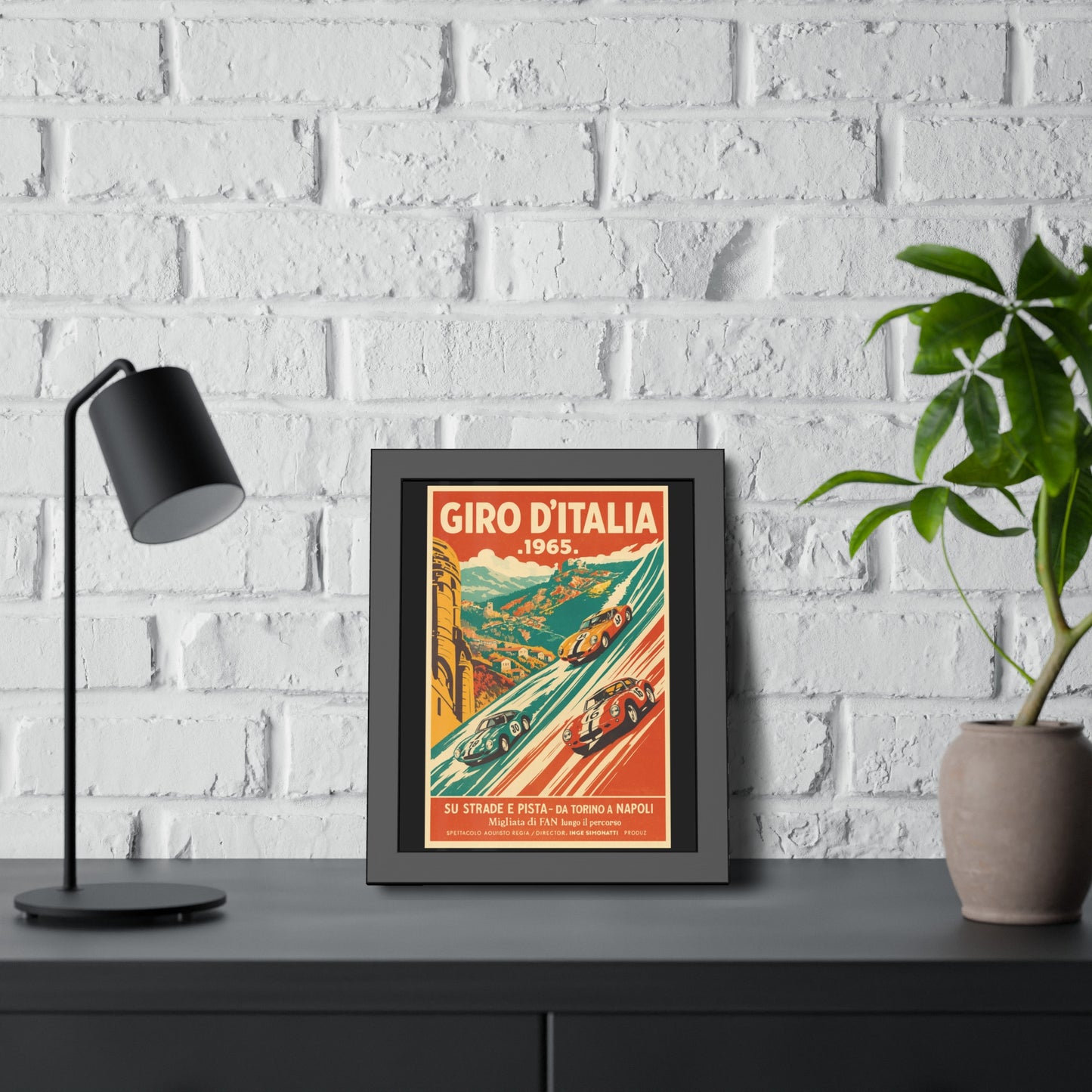 Vintage Velocity Framed Poster | Museum-Quality Fine Art Print