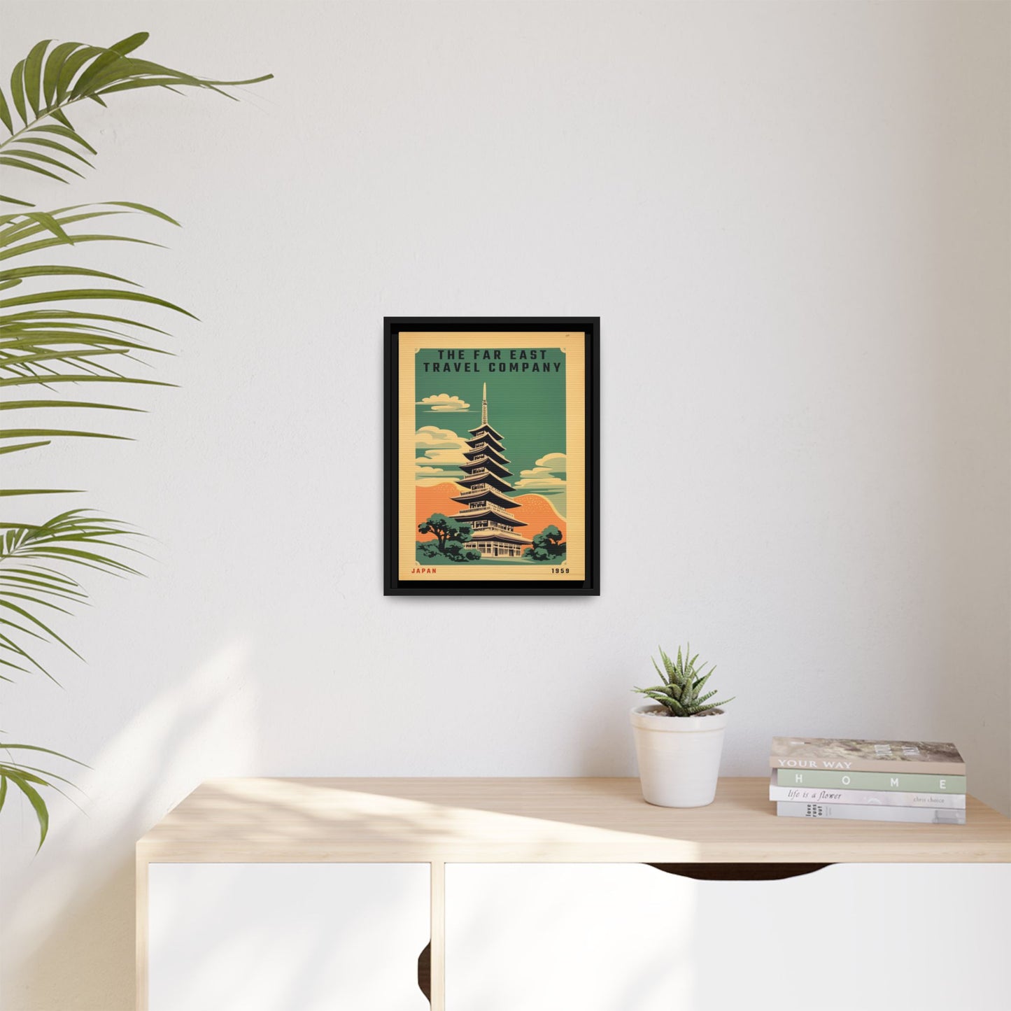 Japan Pagoda Vintage Poster | Museum-Quality Fine Art Print