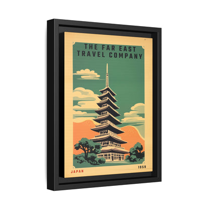Japan Pagoda Vintage Poster | Museum-Quality Fine Art Print